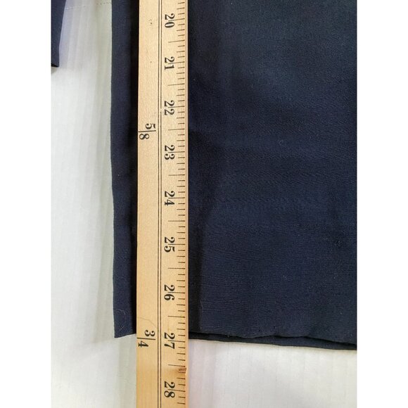 Ellen Figg Vintage Womens Black Wide Leg Pants with Elasticized Back Size M Goth - Picture 10 of 12